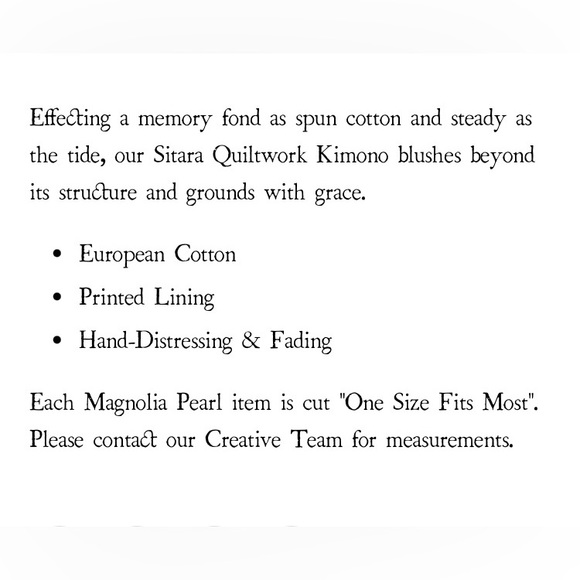 Magnolia Pearl Sitara Patchwork Kimono Jacket Free People - Picture 4 of 9